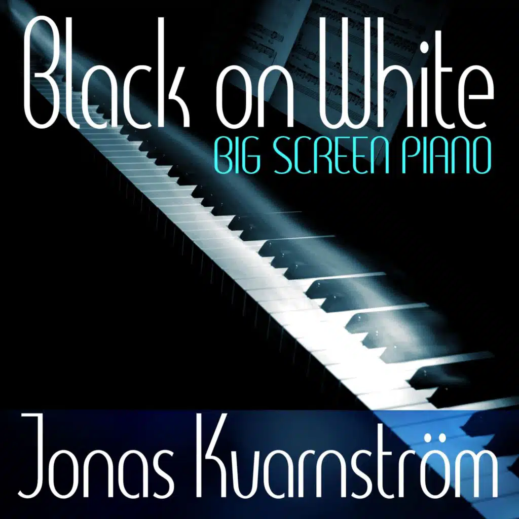 Black on White (Big Screen Piano)