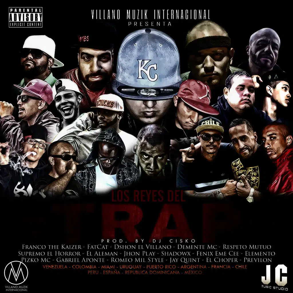 Franco the Kaizer, Fatcat, Dshon el Villano, Demente MC, Respeto Mutuo, Supremo el Horror, El Alemán, Jhon Play, Shadowx, Fenix Eme Cee, Elemento, Pizko Mc, Gabriel Aponte, Romeo Mil Style, Jay Quint, El Choper & Prevelion