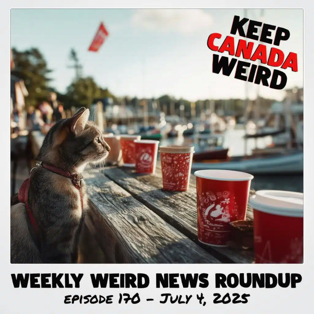 KEEP CANADA WEIRD - 170 - 2025/07/04 -  Tim Hortons, recycling, cats on a leash, a ghost story