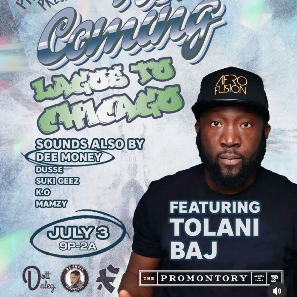 LIVE AT PROMONTORY GUEST TOLANI BAJ