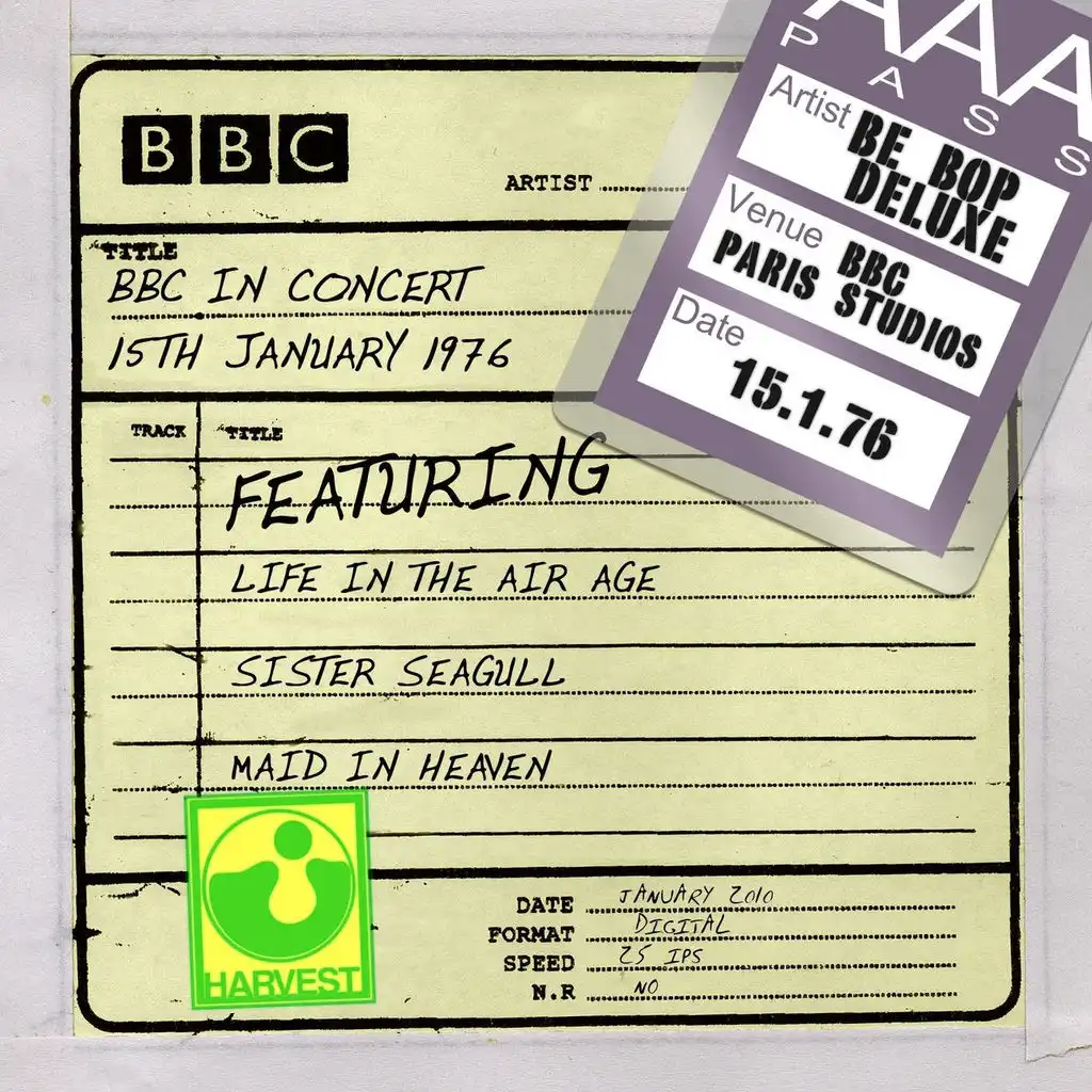 BBC In Concert (15th January 1976) (digital download only)