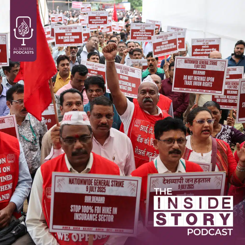 Why are millions of workers on strike in India?