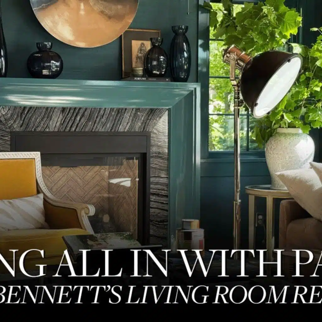 Going All In With Paint: Jess Bennet's Living Room Reveal
