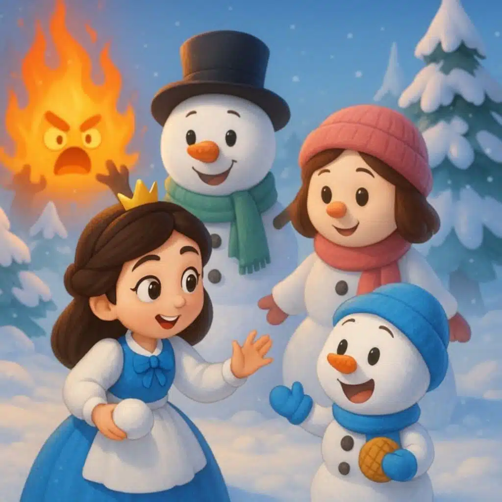 الأميرة ميلكي وطفل الثلج حمزة