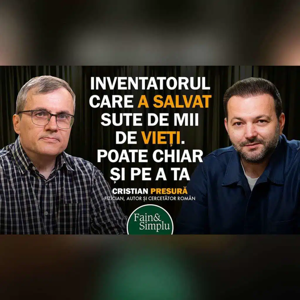 FIZICIANUL CARE CREDE ÎN DUMNEZEU, NU ÎN A.I. CRISTIAN PRESURĂ DESPRE CONSPIRAȚII | Fain & Simplu 259