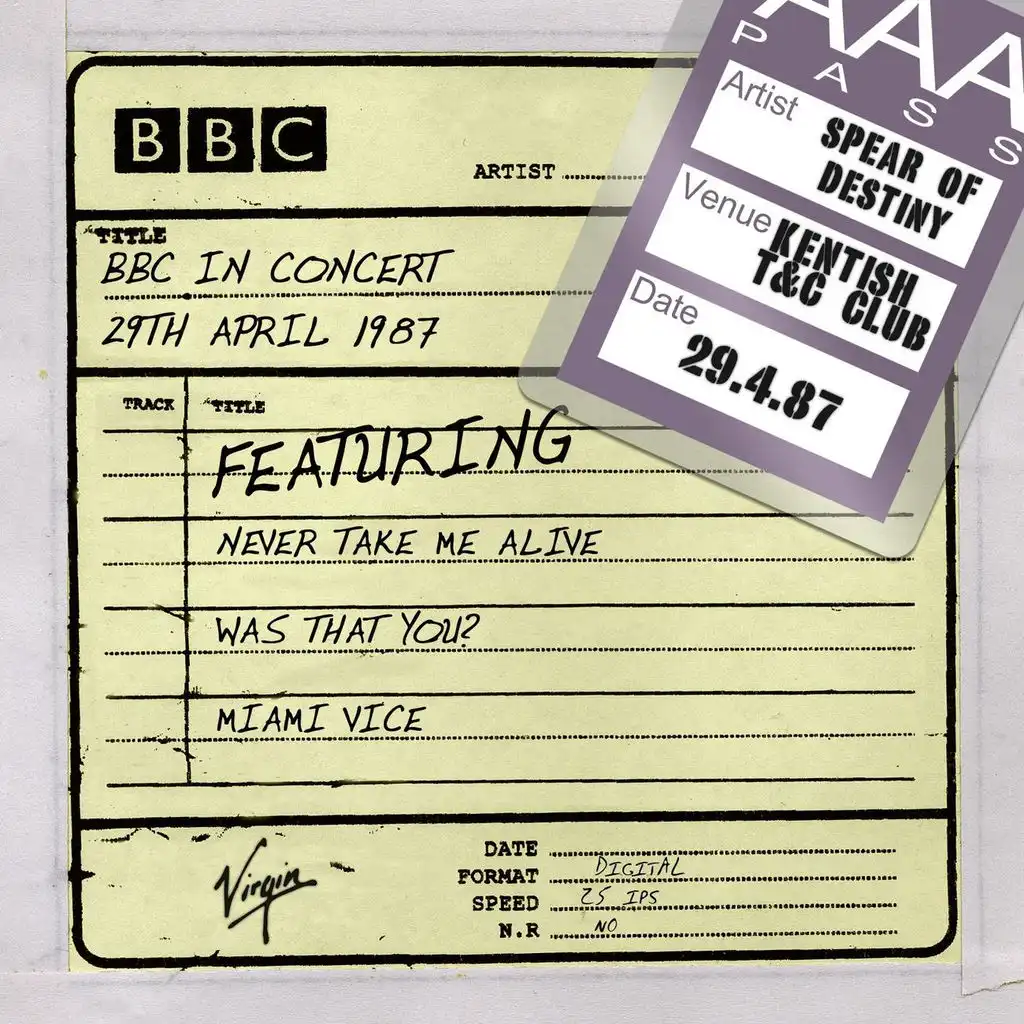 Land Of Shame (BBC In Concert - 29th Apr 1987)