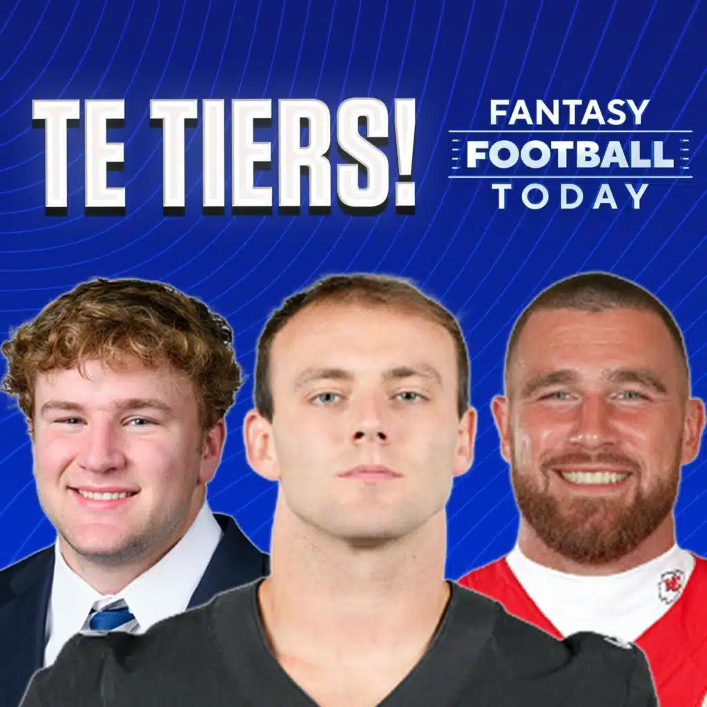 TE Tiers: Trey McBride or Brock Bowers? Do We Like the Mid-Round TEs? (07/17 Fantasy Football Podcast)