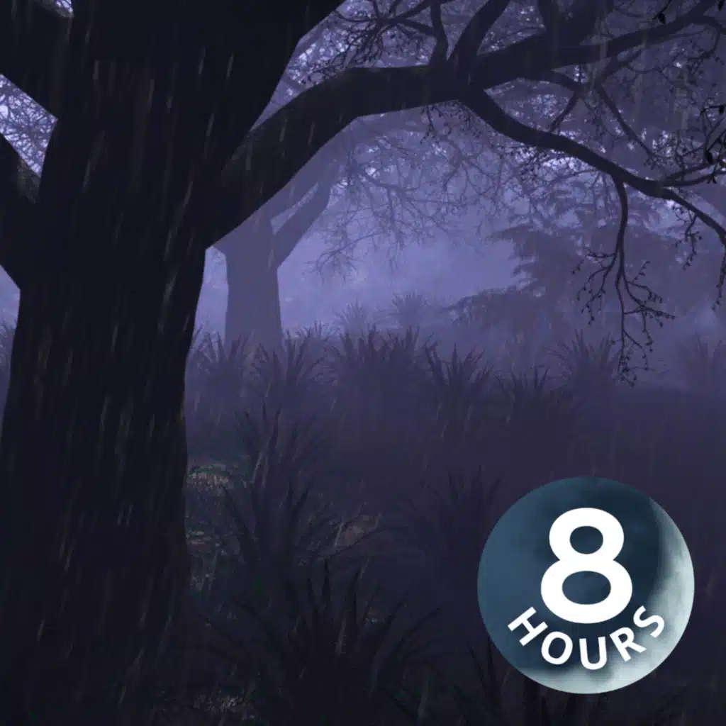 Rain & Thunder Sounds in Forest 8 Hours | Sleep, Study, Relax with Rainstorm White Noise
