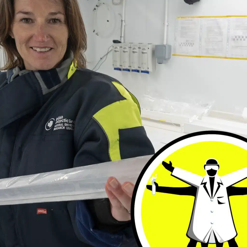 Ancient Antarctic ice cores & is a sense of humour genetic?