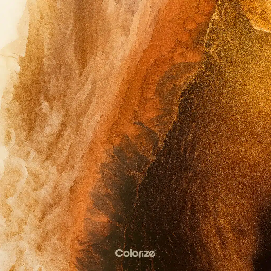 Hessian, Farves & flyckt