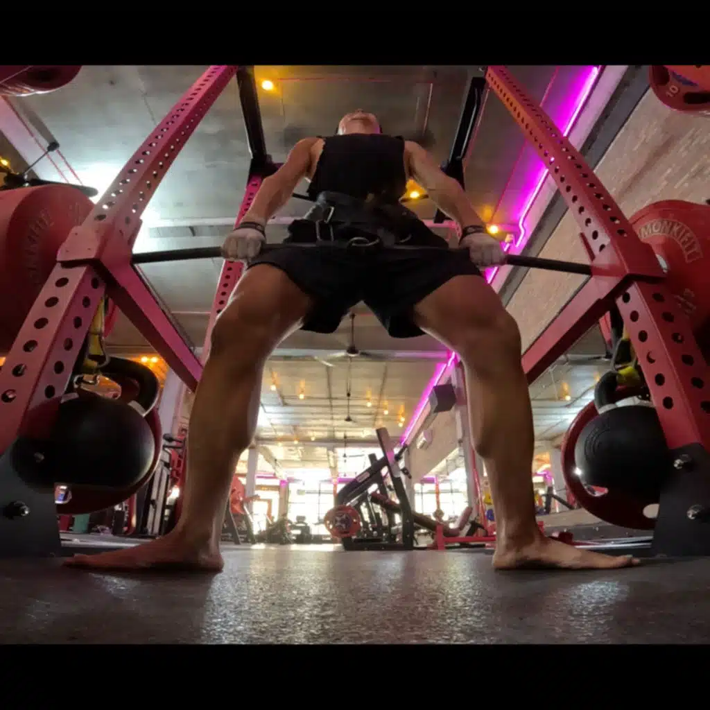 582 KG (1,283 LBS) RACK PULL @ 71KG (157 LBS) BODY WEIGHT (8.2X GOD WEIGHT)