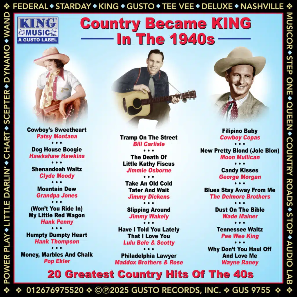20 Greatest Country Hits Of The 40's