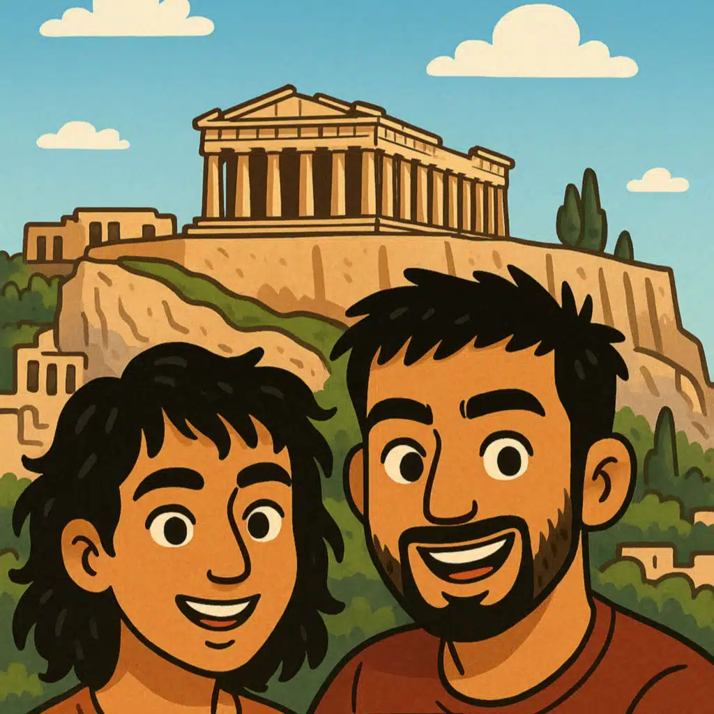 سفريه جنان في رحله اليونان