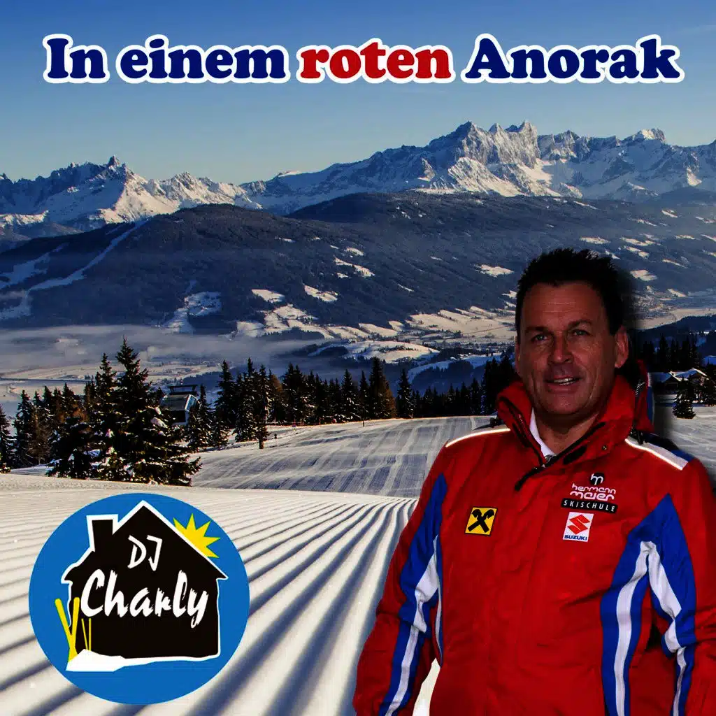 In einem roten Anorak