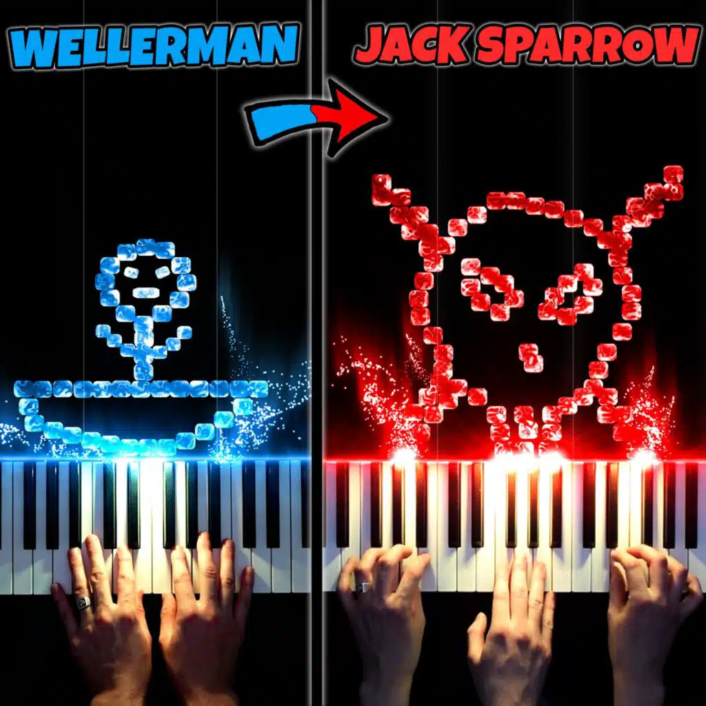 Wellerman vs Pirates of the Caribbean! (Piano Battle)