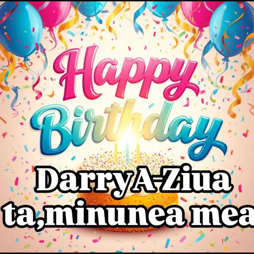 La multi ani!Minunea mea!