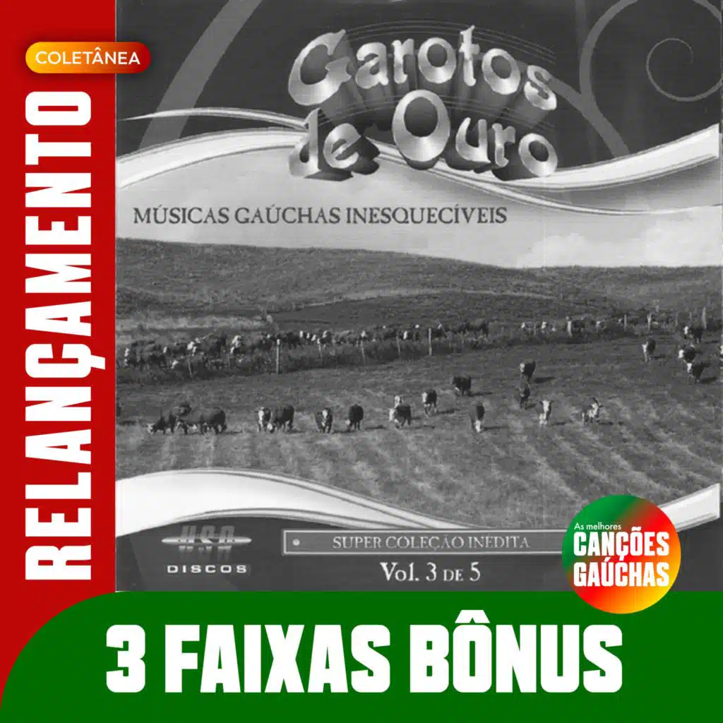 MÚSICAS GAÚCHAS INESQUECÍVEIS, VOL. 3 - RELANÇAMENTO