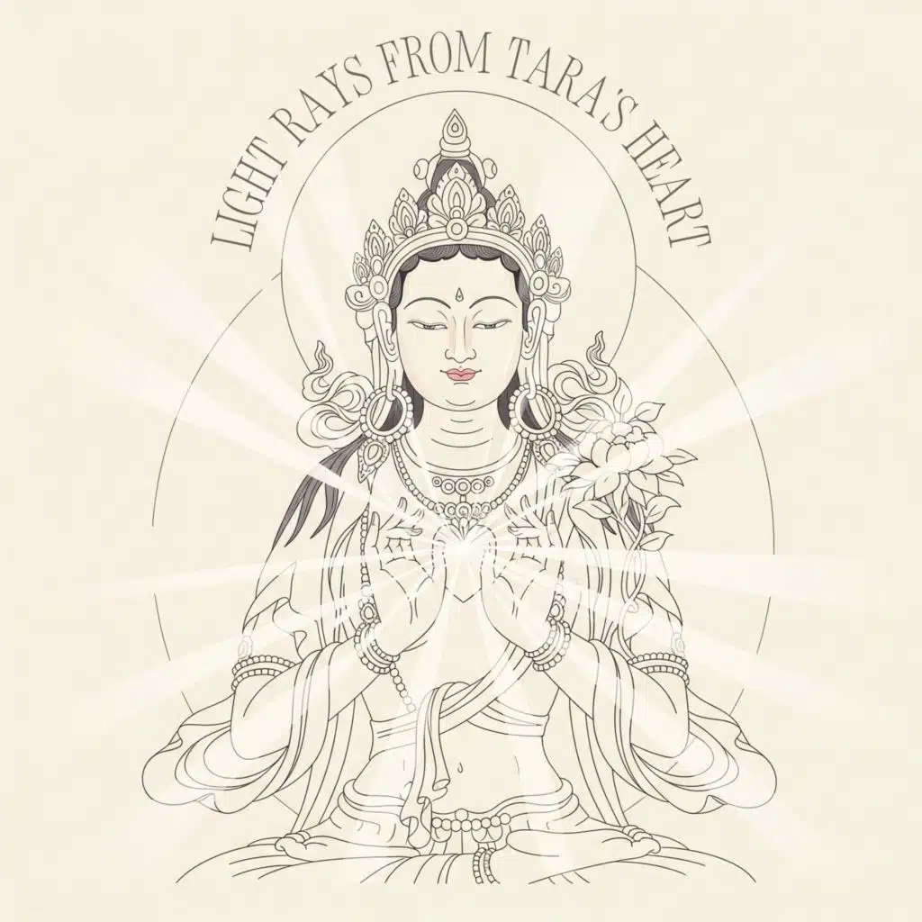 Light Rays from Tara’s Heart