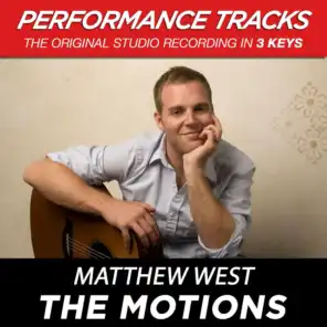 The Motions (Low Key-Premiere Performance Plus w/o Background Vocals)