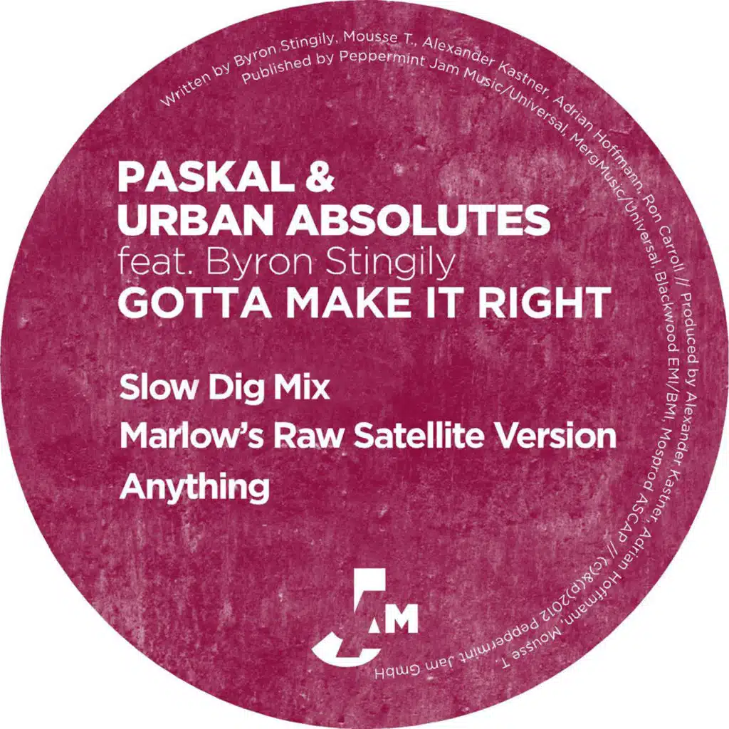 Gotta Make It Right (Marlows Raw Satellite Remix)