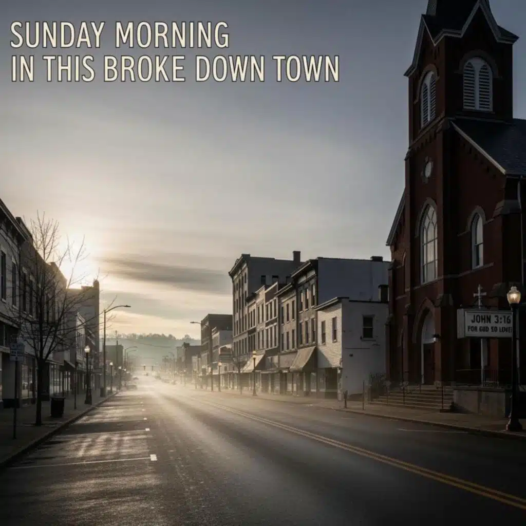 Sunday Morning in this Broke Down Town