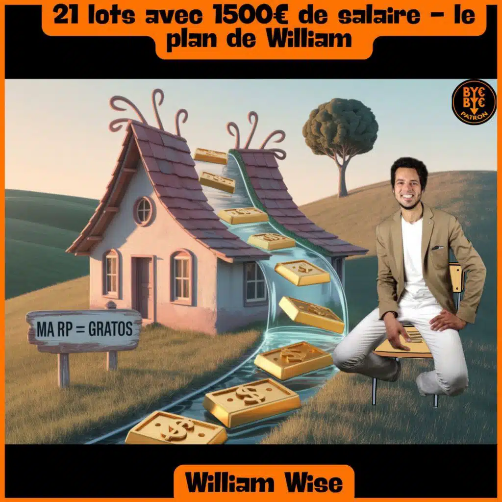 21 lots avec 1500€ de salaire - le plan de William