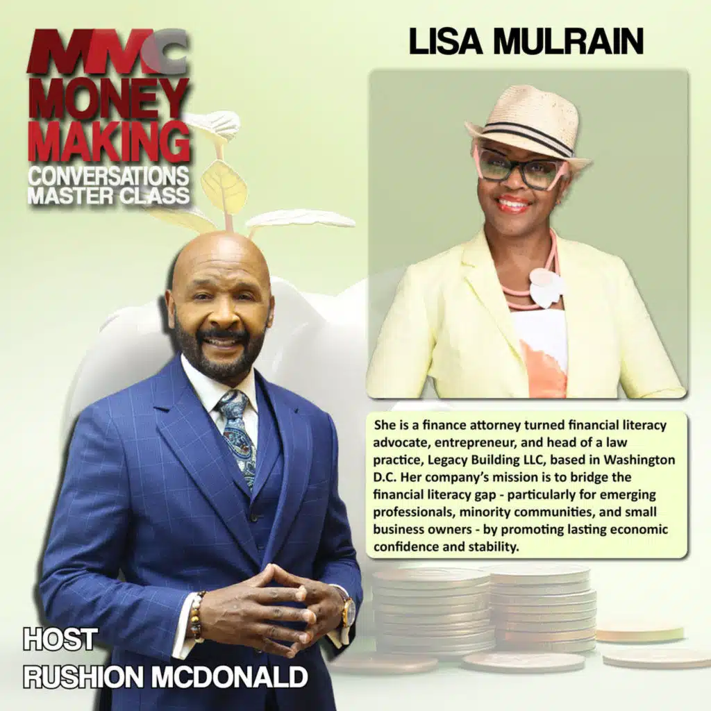 Financial Tips:  She's bridging the financial literacy gap for minority communities, emerging professionals, and small business owners.