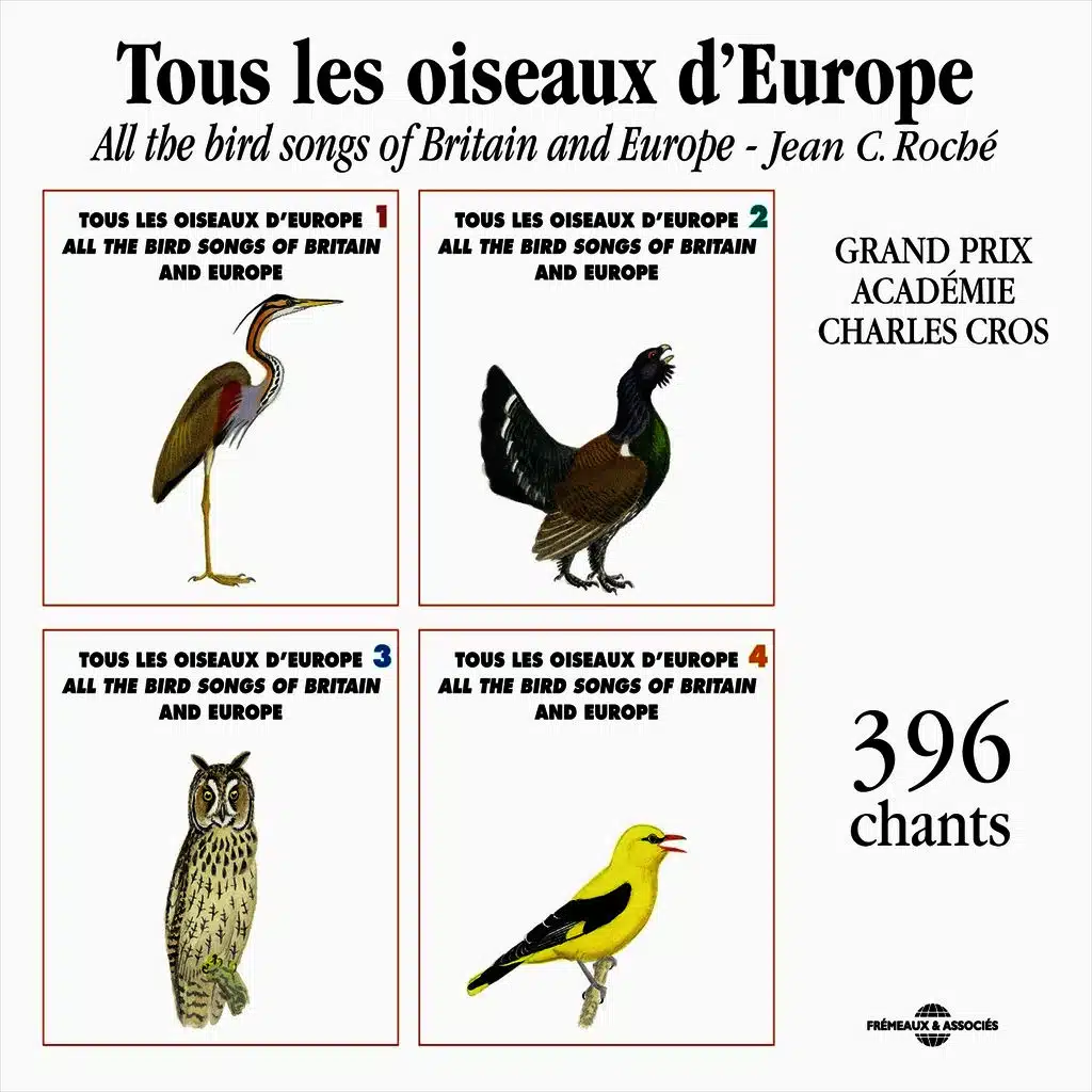 Tous les oiseaux d'Europe x 396 chants (All the Bird Songs of Britain and Europe)