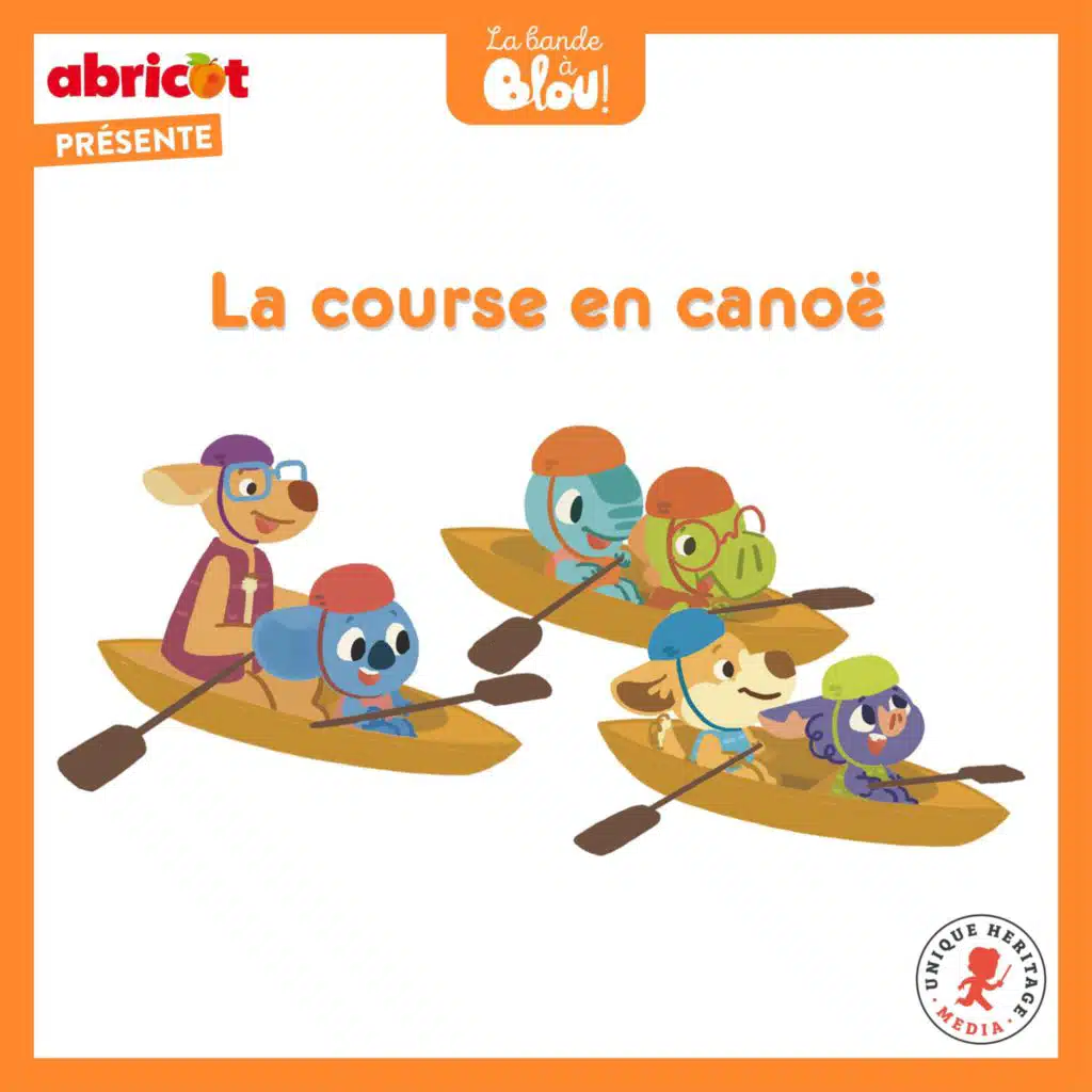 Abricot Présente - La course en canoë