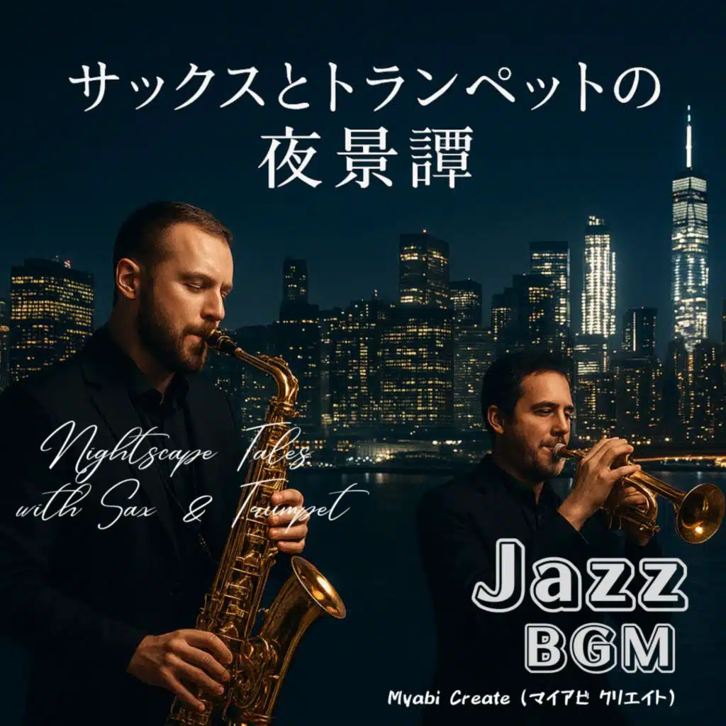 サックスとトランペットの夜景譚【ジャズ BGM カフェ】店舗用 作業用 集中力UP 勉強用 在宅ワーク