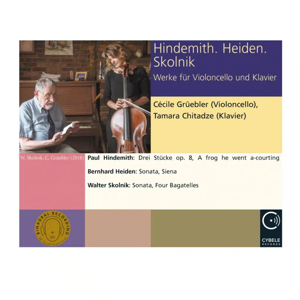 Hindemith. Heiden. Skolnik - Werke für Violoncello und Klavier