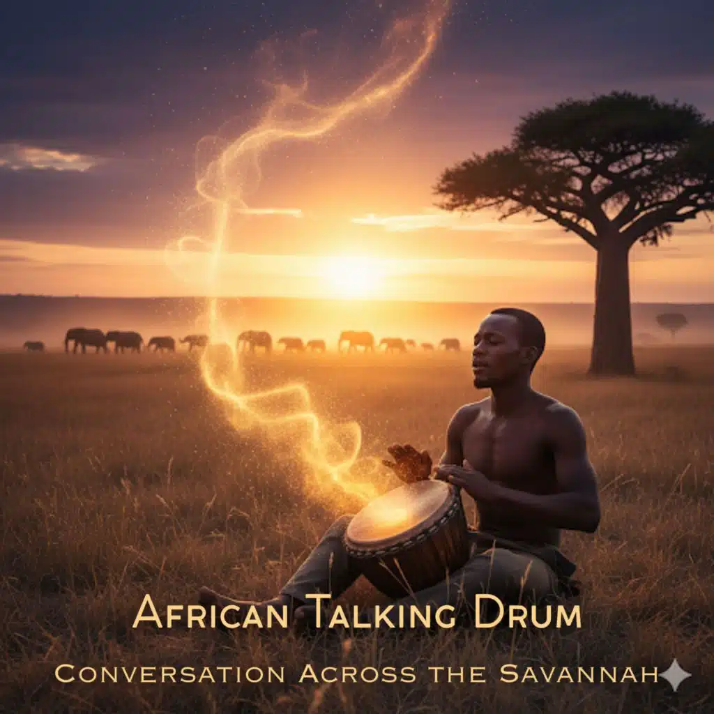 African Talking Drum Conversation Across the Savannah