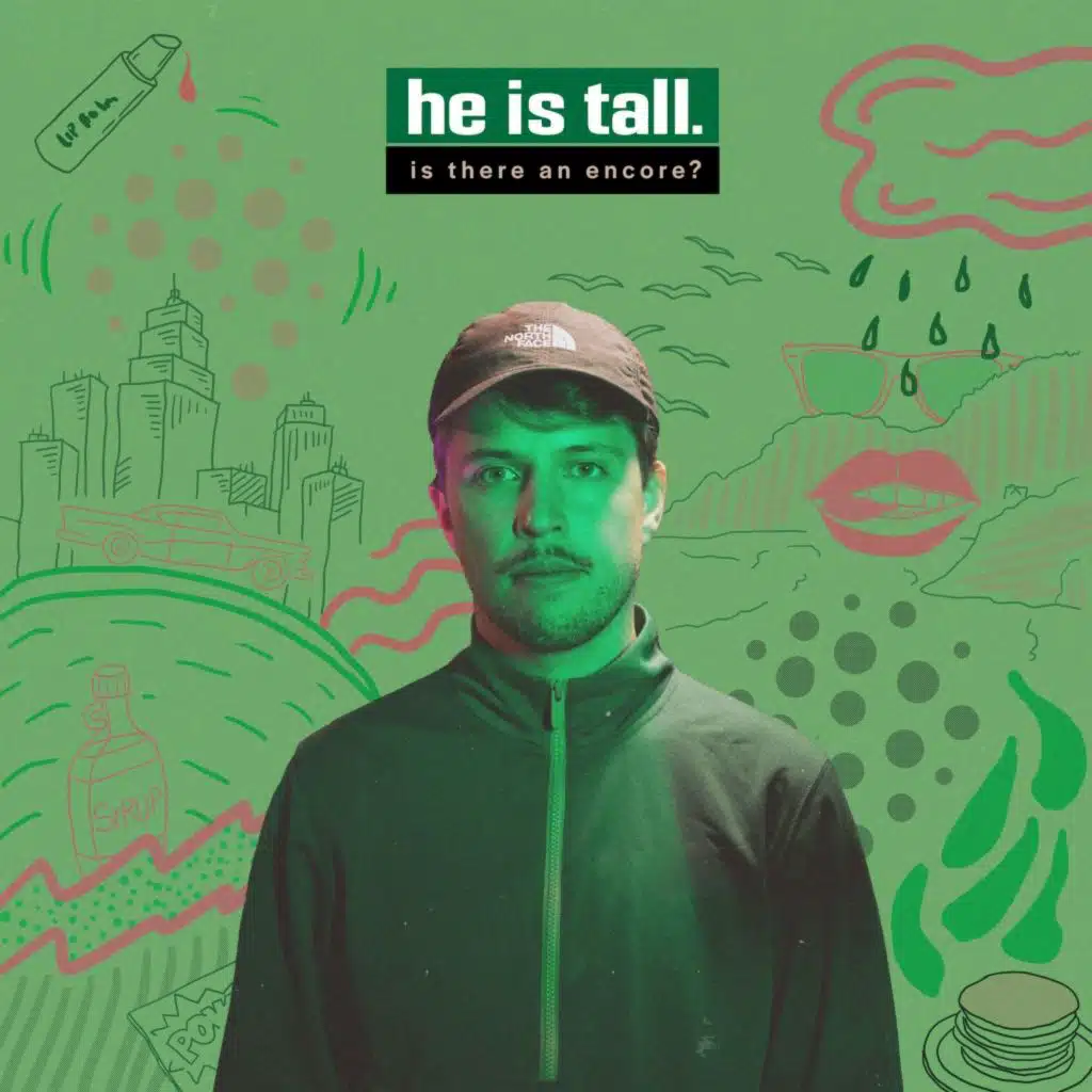 he is tall.