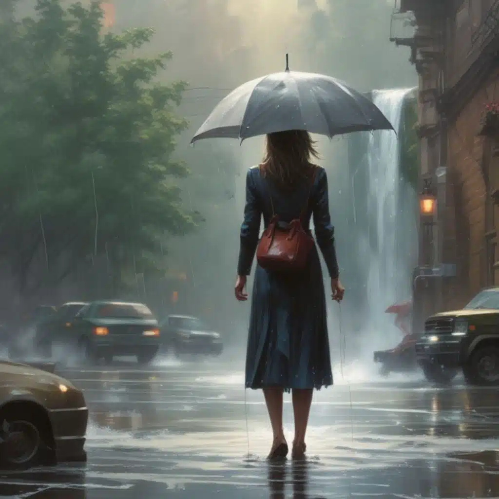 Suasana hujan menyentuh hati