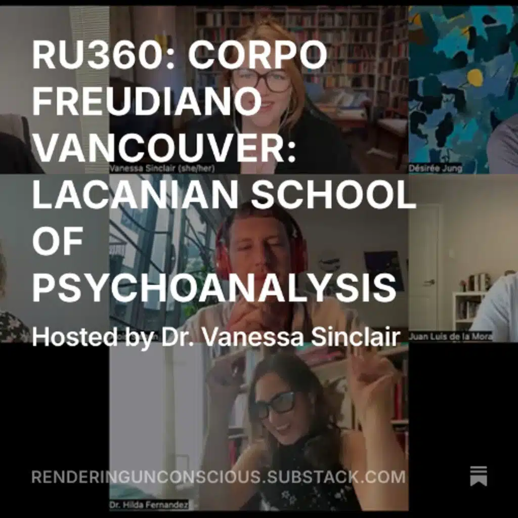 RU360 CORPO FREUDIANO VANCOUVER - LACANIAN SCHOOL OF PSYCHOANALYSIS