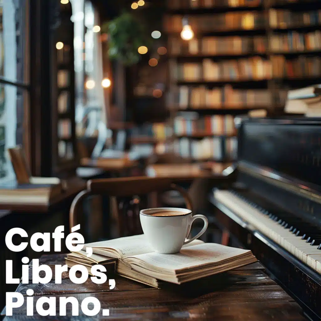 Café, Libros, Piano.