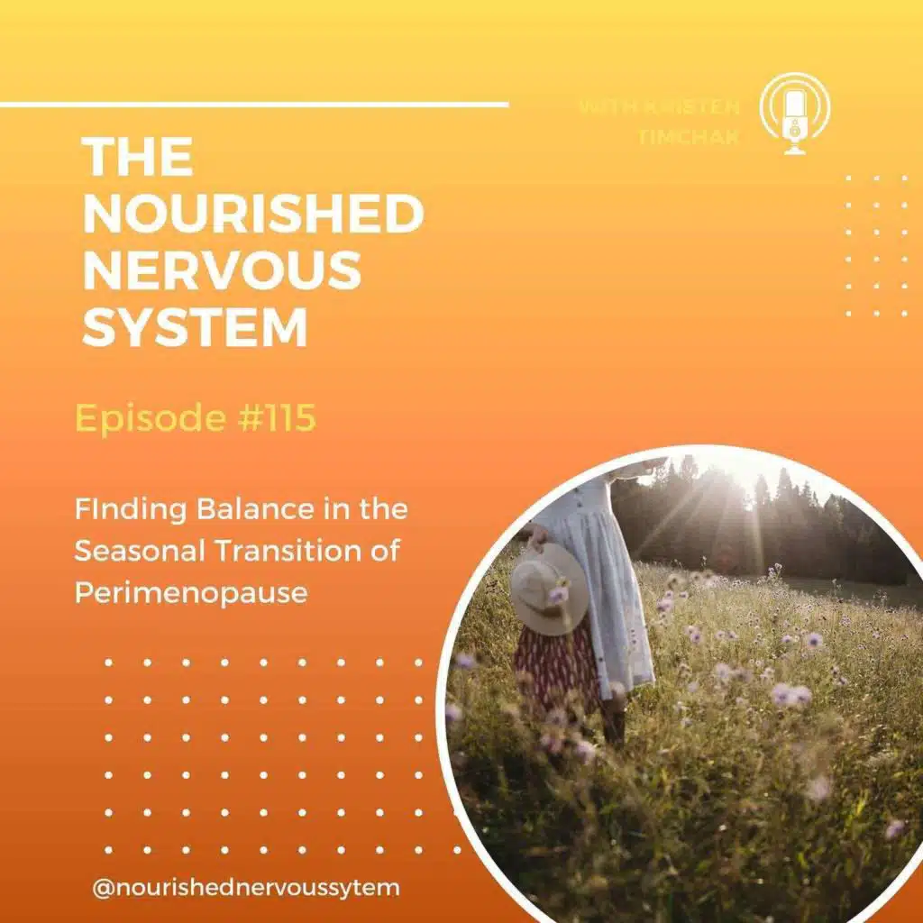 Finding Balance in the Seasonal Transition of Perimenopause