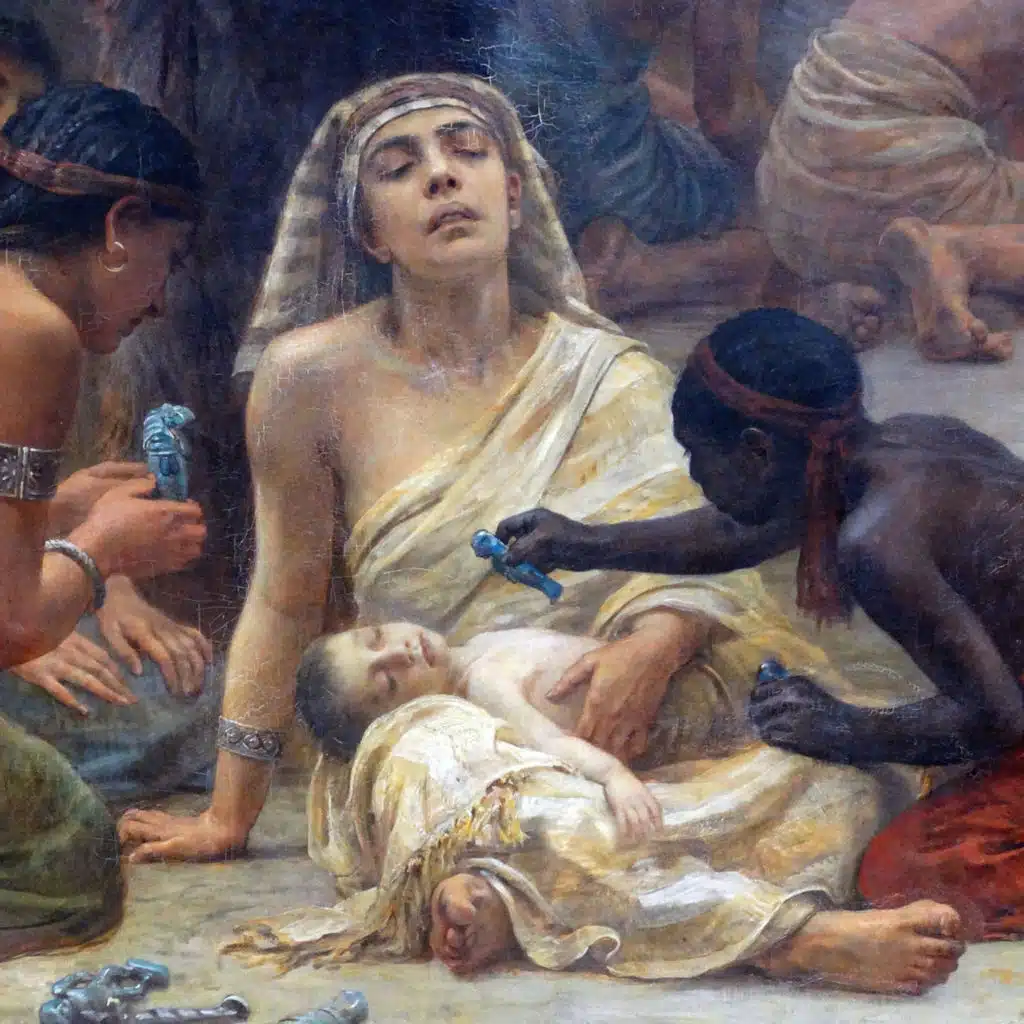 Dar a luz en Egipto con la ayuda de las divinidades