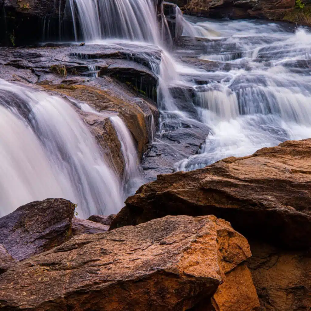 Rushes Like Falling Water