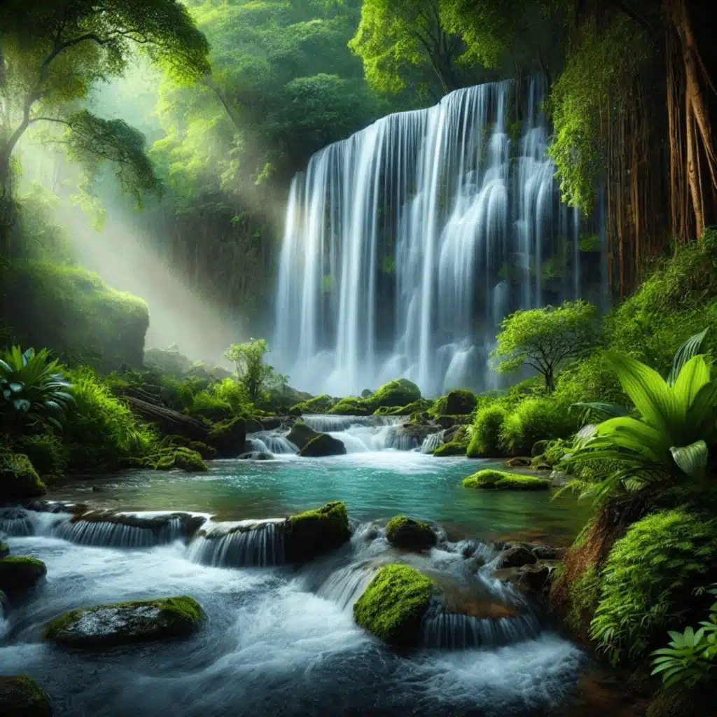  L'immensité de la CASCADE pour Sommeil et Paix intérieure