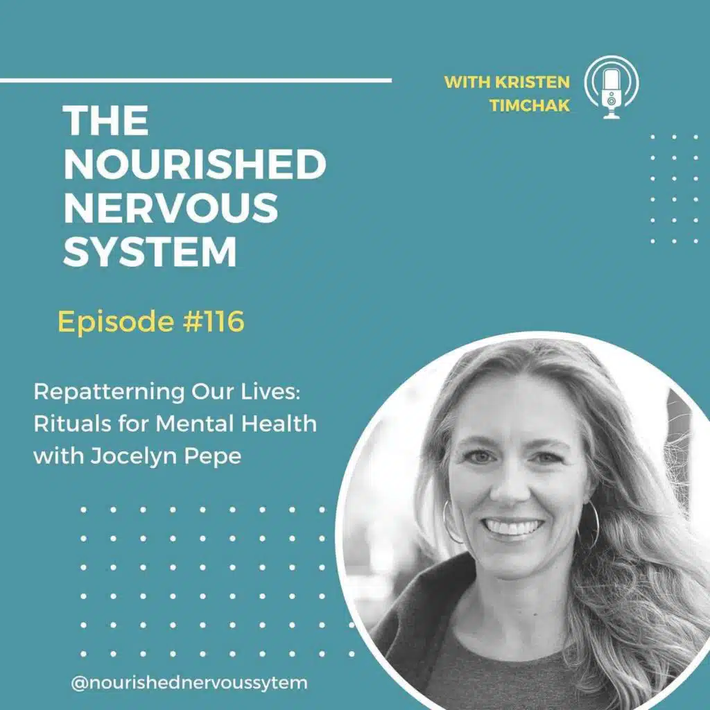 Repatterning Our Lives:  Rituals for Mental Health with Jocelyn Pepe