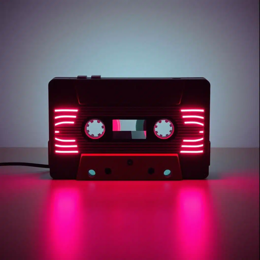 City Lights Through Blue Smoke