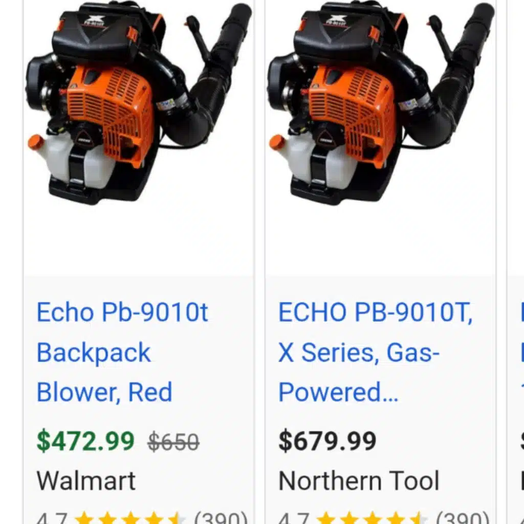 New Echo Backpack blower? 