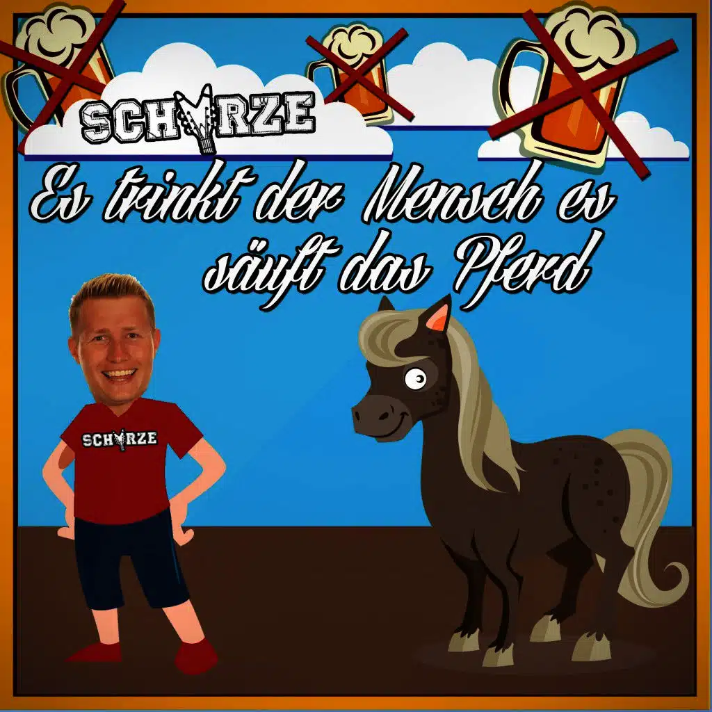 Es trinkt der Mensch, es säuft das Pferd