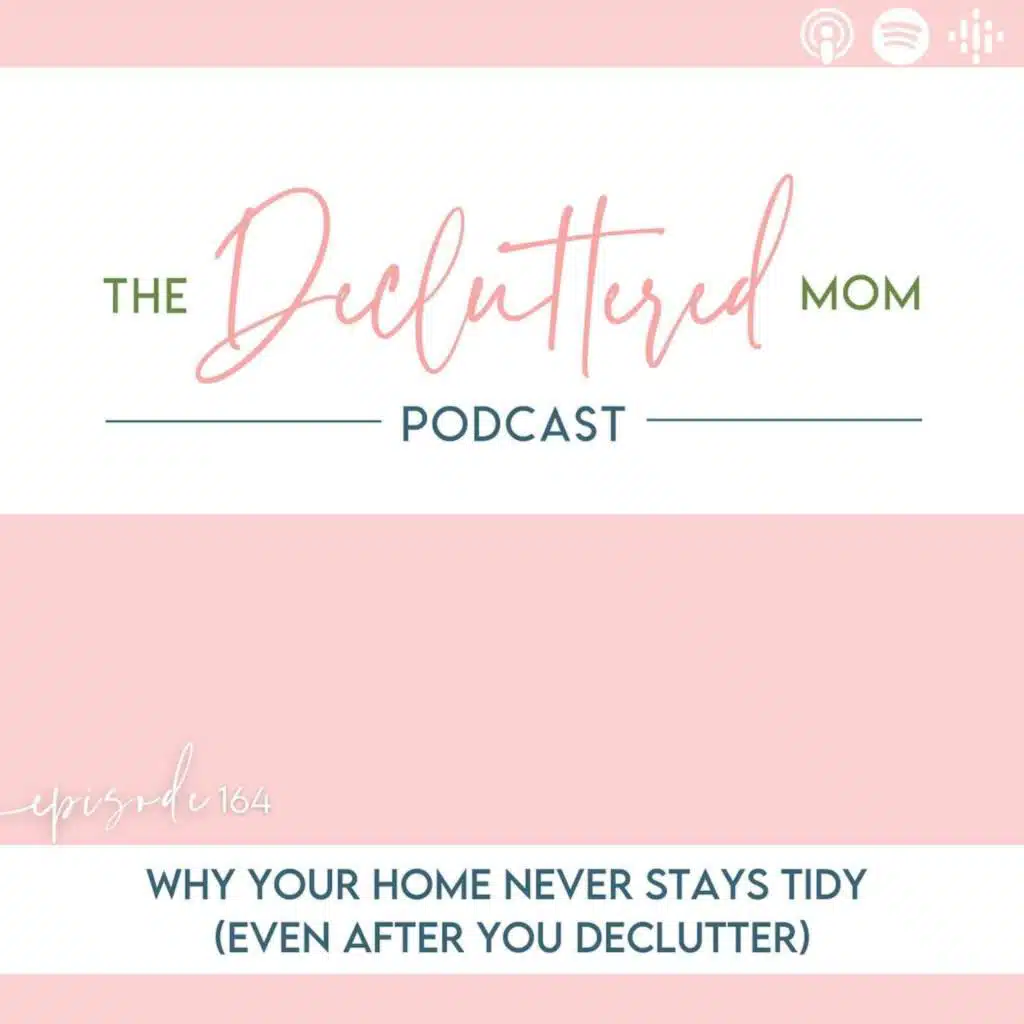 164: Why Your Home Never Stays Tidy (Even After You Declutter)