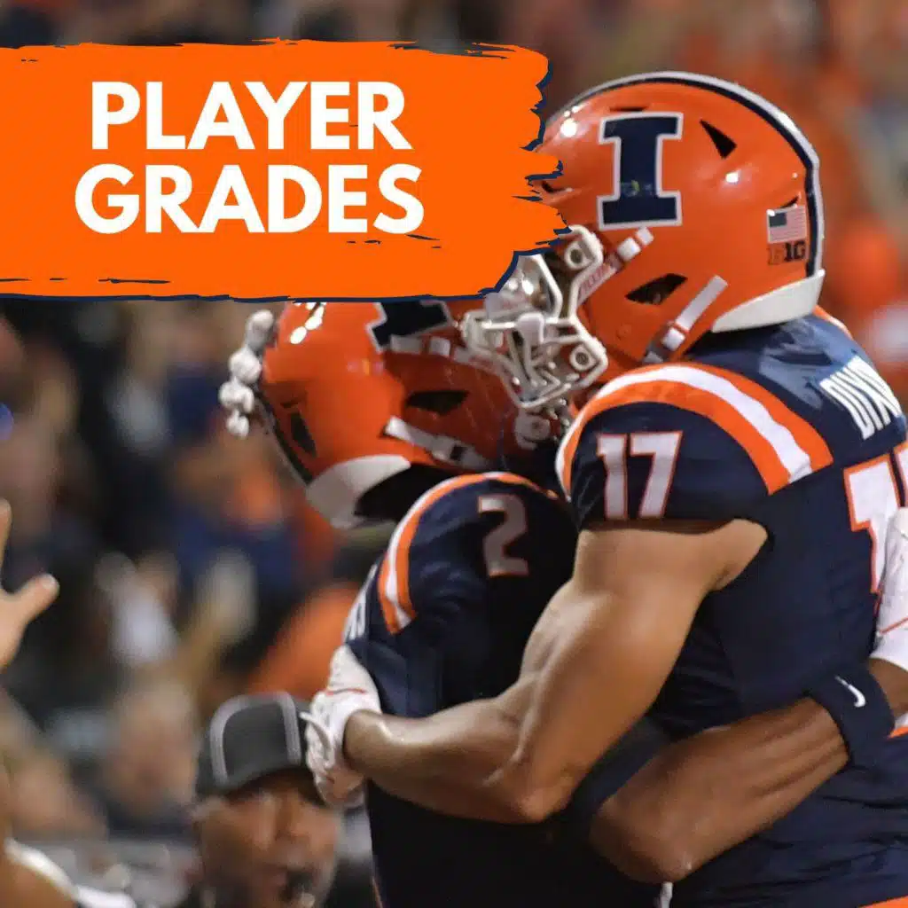 PLAYER GRADES: Luke Altmyer, RBs Shine | O-Line Still a Problem | Illini Podcast