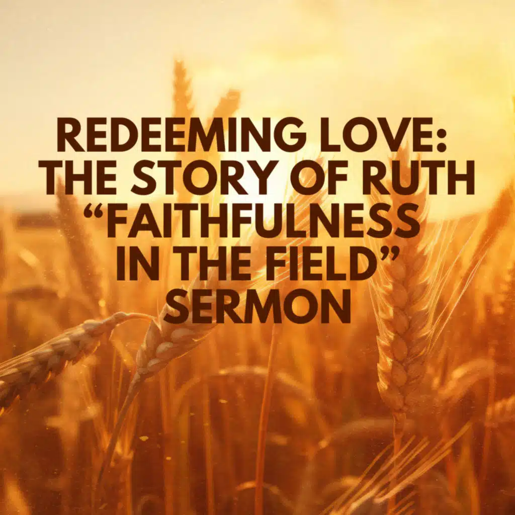 "Redeeming Love: The Story of Ruth (Faithfulness in the Field)" Sermon by Pastor Mark Hunt Recorded on September 14, 2025