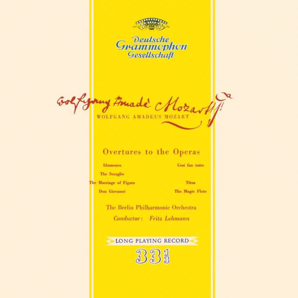 Berliner Philharmoniker & Fritz Lehmann