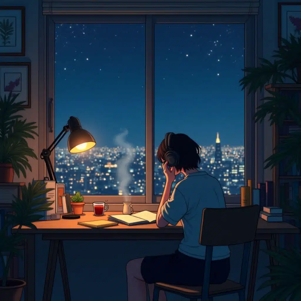 Midnight Tapes: LoFi Chillhop for Concentration & Focus