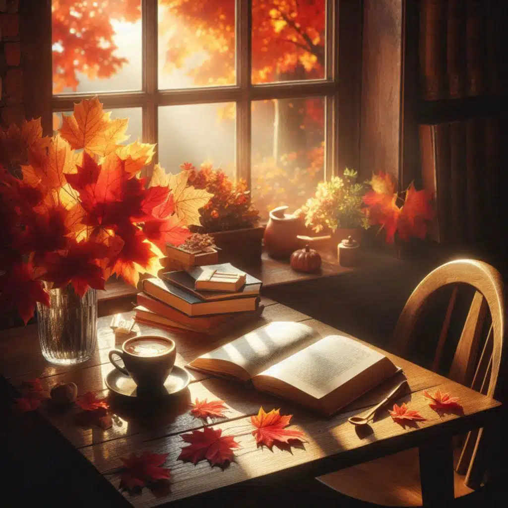 秋色のページをめくる音 カフェBGM 作業用